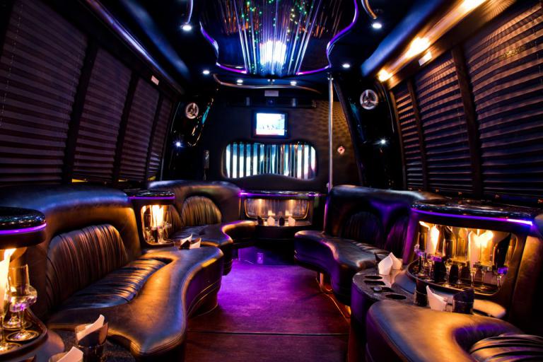 Henderson 22 Passenger Party Bus Interior