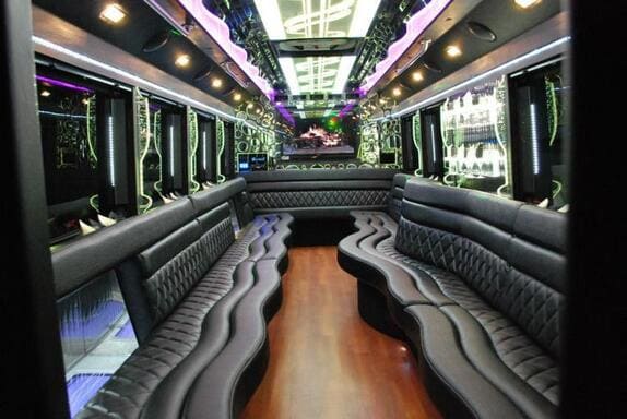 Henderson 25 Passenger Limo bus Interior